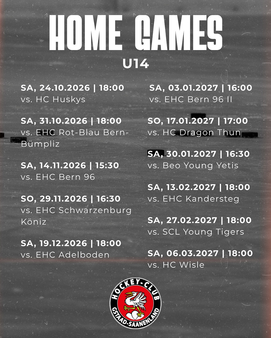 Heim-Spiele der U14