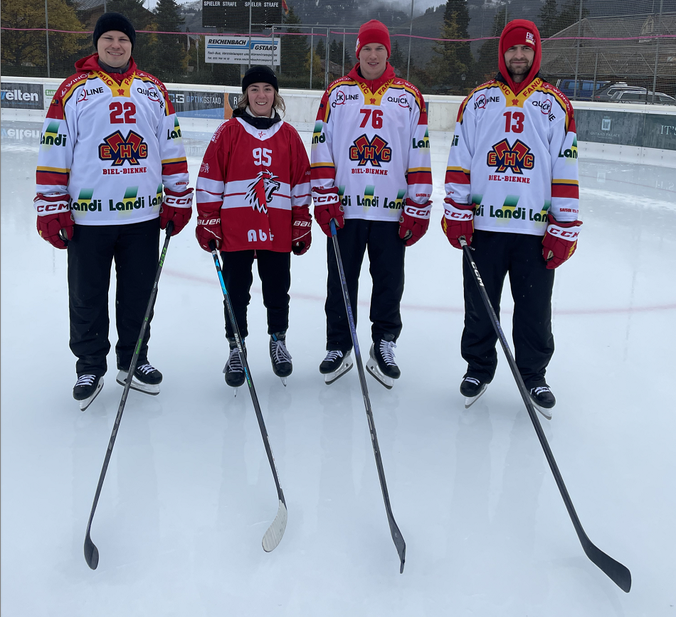 Drei EHCB-Stars und Melina am SIHD in Gstaad!